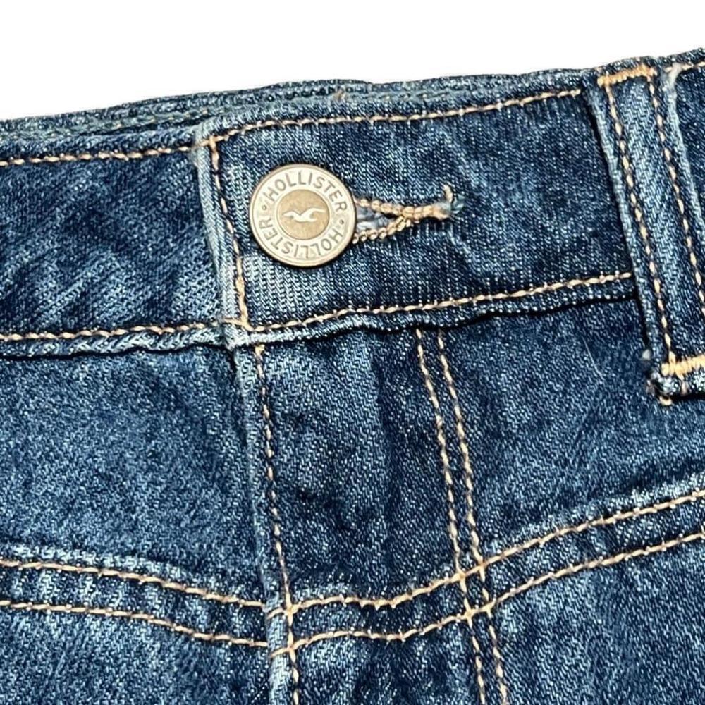 Hollister Denim Ultra High Rise Mini Skirt Size 7 - Picture 6 of 8